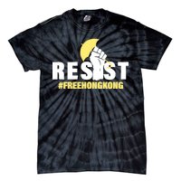 Resist Fight For Hong Kong Yellow Umbrella Movement Tie-Dye T-Shirt