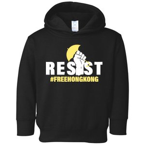 Resist Fight For Hong Kong Yellow Umbrella Movement Toddler Hoodie