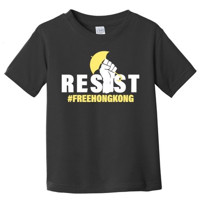 Resist Fight For Hong Kong Yellow Umbrella Movement Toddler T-Shirt