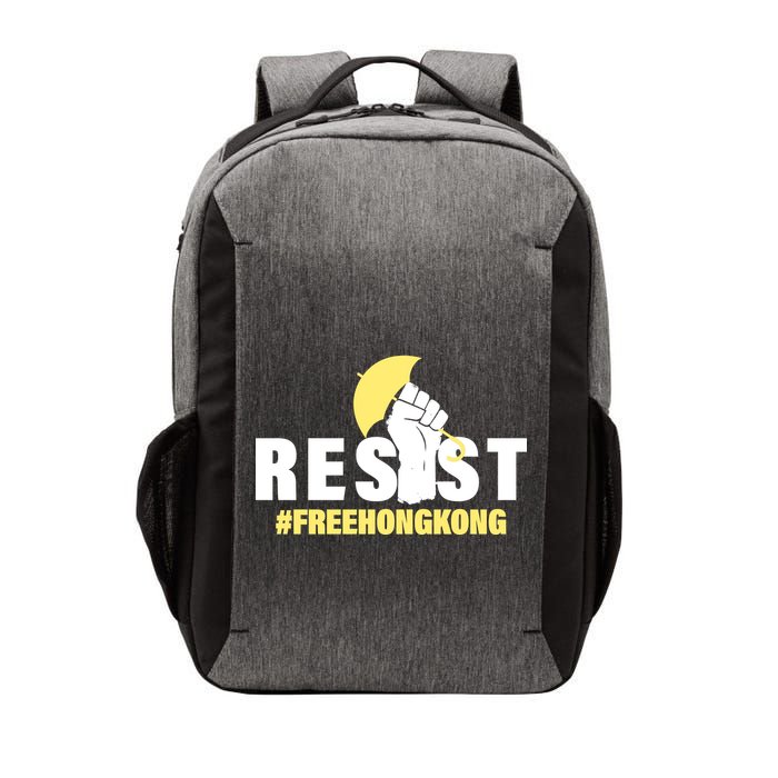 Resist Fight For Hong Kong Yellow Umbrella Movement Vector Backpack