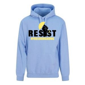 Resist Fight For Hong Kong Yellow Umbrella Movement Unisex Surf Hoodie