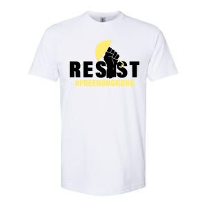 Resist Fight For Hong Kong Yellow Umbrella Movement Softstyle CVC T-Shirt