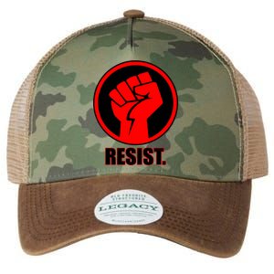 Resist Fist Circle Crest Resistance Anti Trump Legacy Tie Dye Trucker Hat