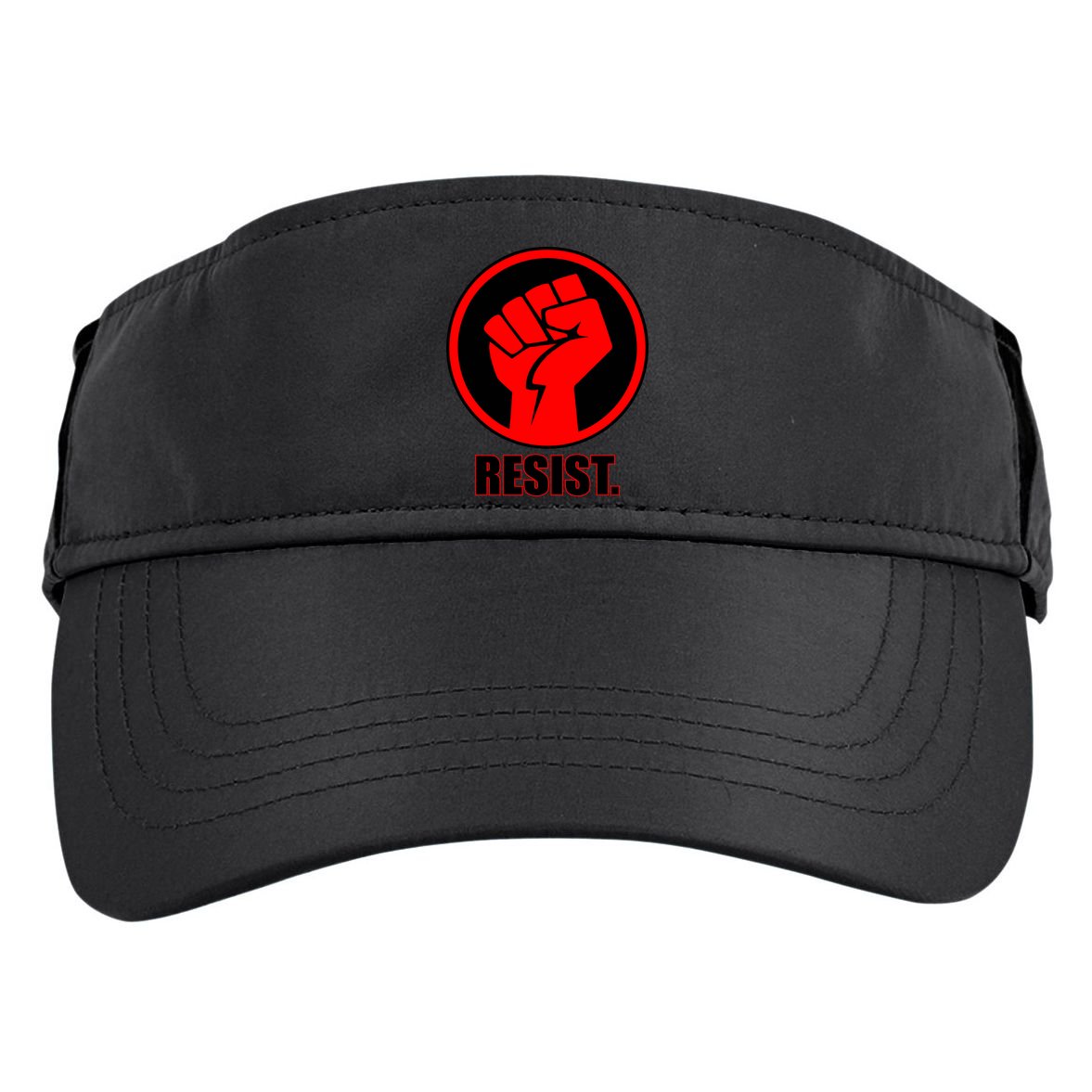 Resist Fist Circle Crest Resistance Anti Trump Adult Drive Performance Visor