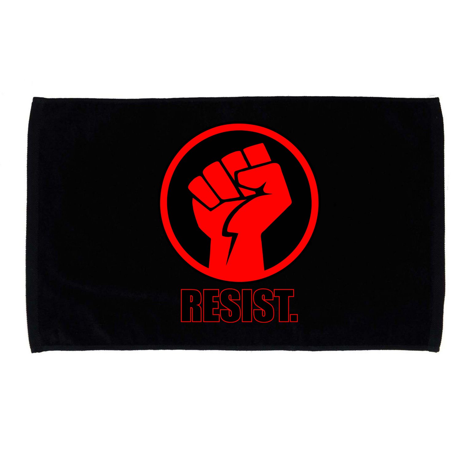 Resist Fist Circle Crest Resistance Anti Trump Microfiber Hand Towel