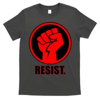 Resist Fist Circle Crest Resistance Anti Trump T-Shirt