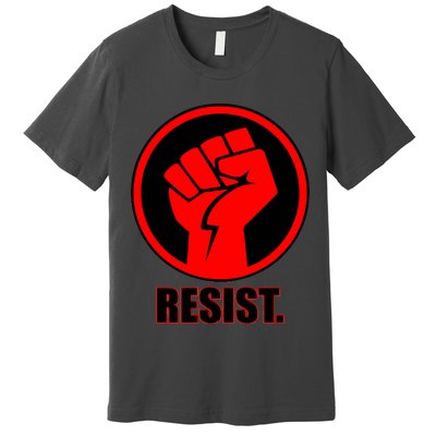 Resist Fist Circle Crest Resistance Anti Trump Premium T-Shirt