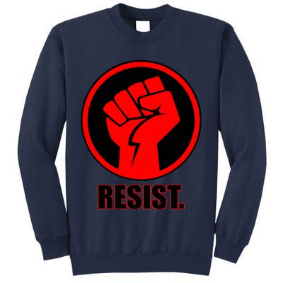 Resist Fist Circle Crest Resistance Anti Trump Sweatshirt