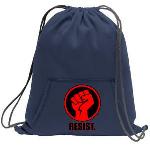 Resist Fist Circle Crest Resistance Anti Trump Sweatshirt Cinch Pack Bag