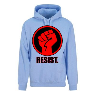 Resist Fist Circle Crest Resistance Anti Trump Unisex Surf Hoodie