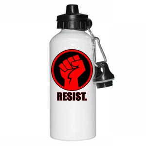 Resist Fist Circle Crest Resistance Anti Trump Aluminum Water Bottle