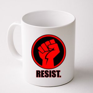 Resist Fist Circle Crest Resistance Anti Trump Coffee Mug