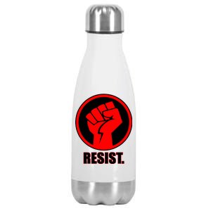 Resist Fist Circle Crest Resistance Anti Trump Stainless Steel Insulated Water Bottle