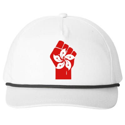 Resist Fist Hong Kong Flag Snapback Five-Panel Rope Hat