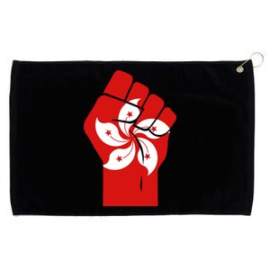 Resist Fist Hong Kong Flag Grommeted Golf Towel