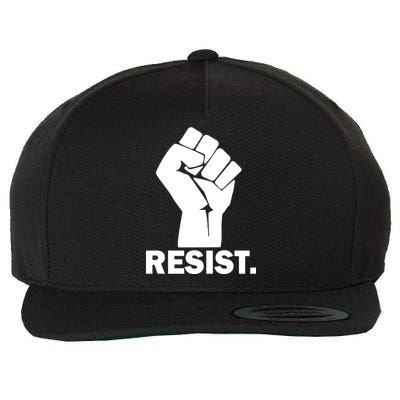 Resist Fist Logo Anti Trump Wool Snapback Cap