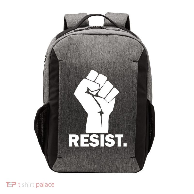 Resist Fist Logo Anti Trump Vector Backpack