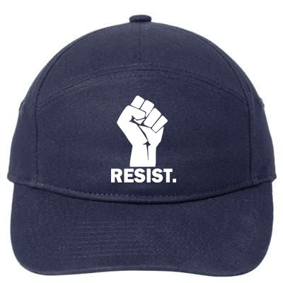 Resist Fist Logo Anti Trump 7-Panel Snapback Hat