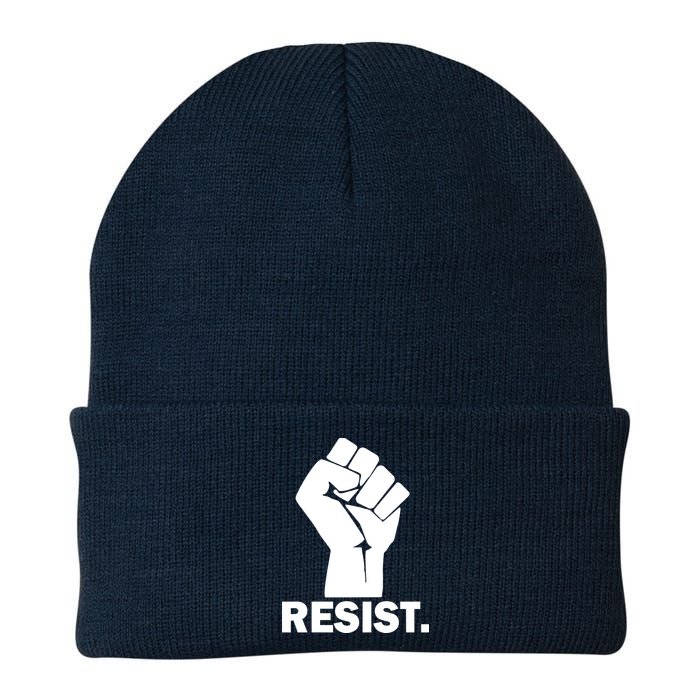 Resist Fist Logo Anti Trump Knit Cap Winter Beanie