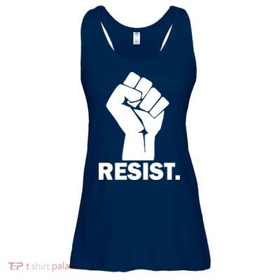 Resist Fist Logo Anti Trump Ladies Essential Flowy Tank