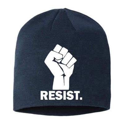 Resist Fist Logo Anti Trump Sustainable Beanie