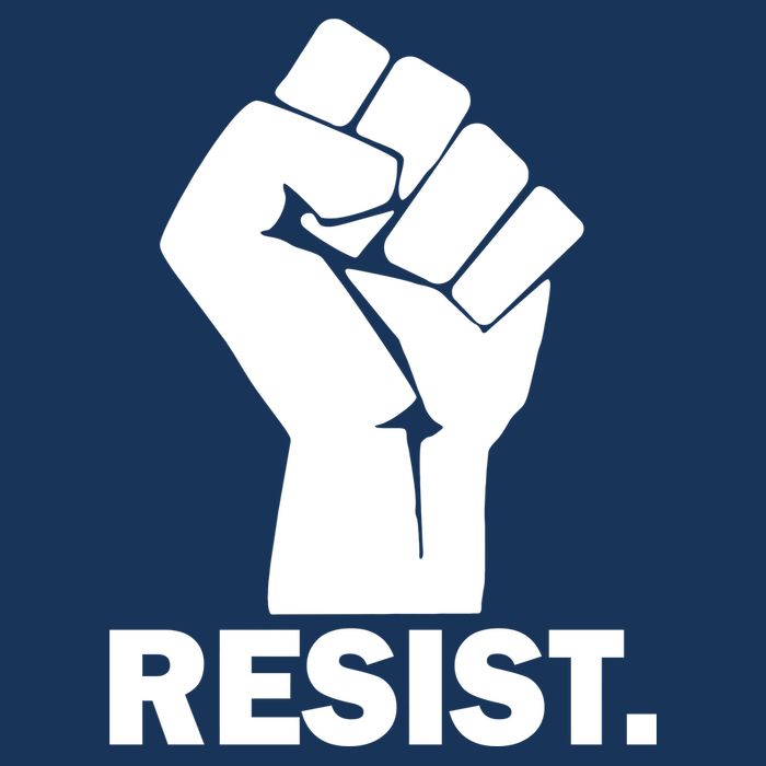 Resist Fist Logo Anti Trump 16 in Basic Backpack