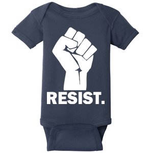 Resist Fist Logo Anti Trump Baby Bodysuit