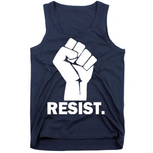 Resist Fist Logo Anti Trump Tank Top