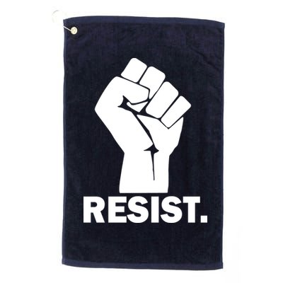 Resist Fist Logo Anti Trump Golf Towel