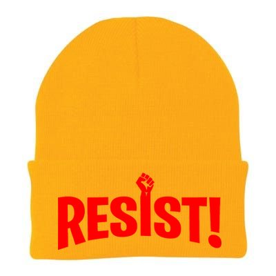 Resist Fist Logo Anti Trump Resistance Revolution Knit Cap Winter Beanie