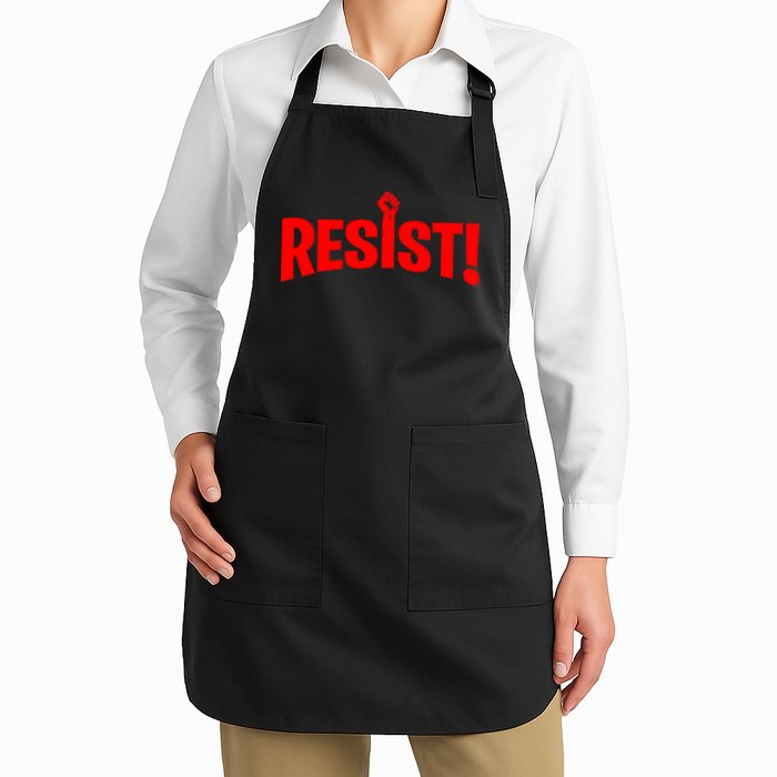 Resist Fist Logo Anti Trump Resistance Revolution Apron