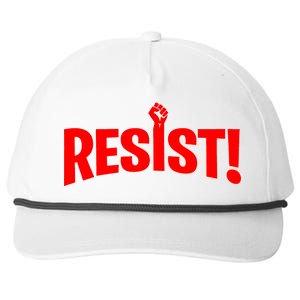 Resist Fist Logo Anti Trump Resistance Revolution Snapback Five-Panel Rope Hat