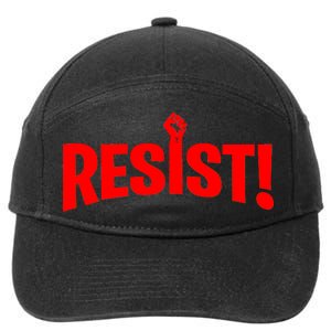 Resist Fist Logo Anti Trump Resistance Revolution 7-Panel Snapback Hat