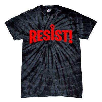 Resist Fist Logo Anti Trump Resistance Revolution Tie-Dye T-Shirt