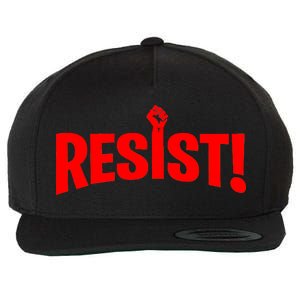 Resist Fist Logo Anti Trump Resistance Revolution Wool Snapback Cap