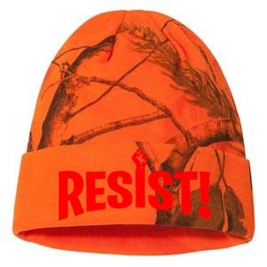 Resist Fist Logo Anti Trump Resistance Revolution Kati Licensed 12" Camo Beanie