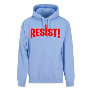 Resist Fist Logo Anti Trump Resistance Revolution Unisex Surf Hoodie