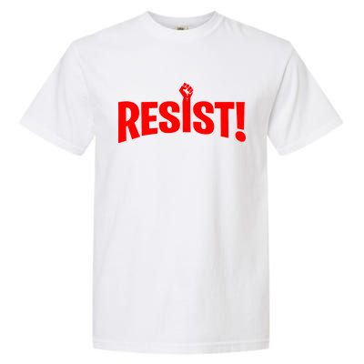 Resist Fist Logo Anti Trump Resistance Revolution Garment-Dyed Heavyweight T-Shirt