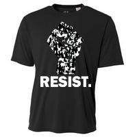 Resist Fist Pattern Hand Cooling Performance Crew T-Shirt