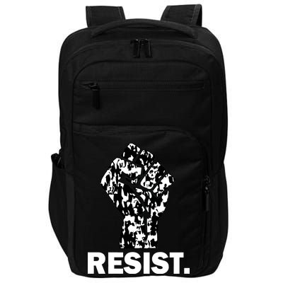 Resist Fist Pattern Hand Impact Tech Backpack