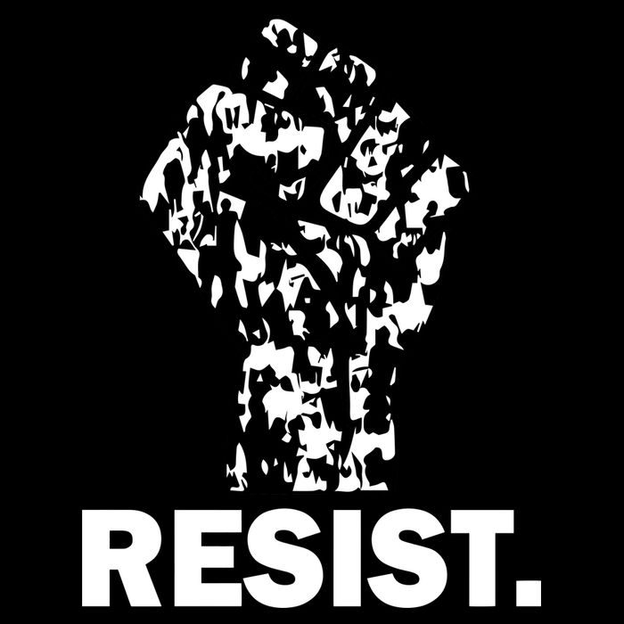 Resist Fist Pattern Hand Impact Tech Backpack
