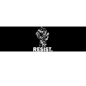 Resist Fist Pattern Hand Bumper Sticker