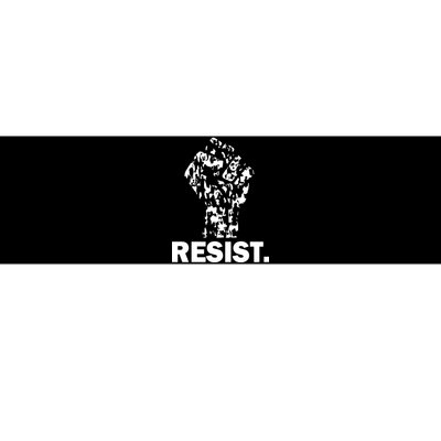 Resist Fist Pattern Hand Bumper Sticker