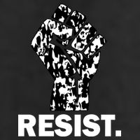 Resist Fist Pattern Hand Beanie