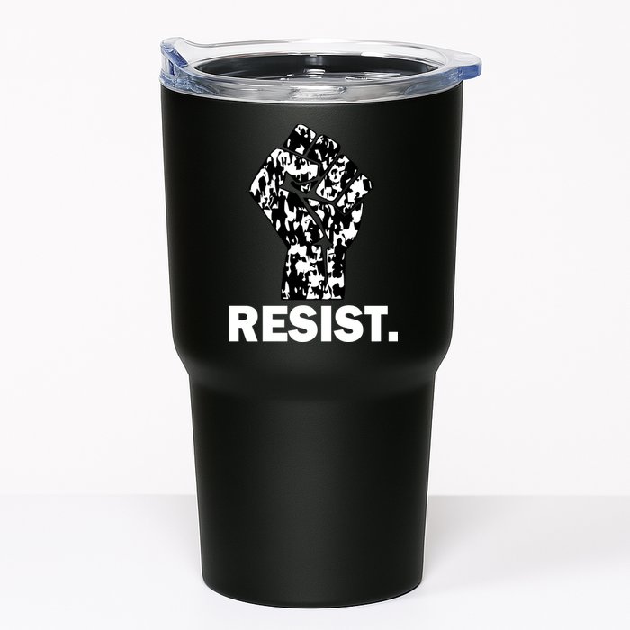 Resist Fist Pattern Hand Tumbler