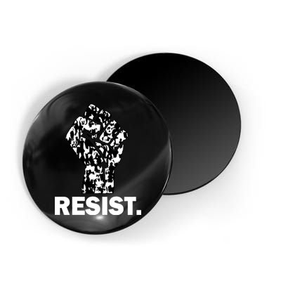 Resist Fist Pattern Hand Magnet