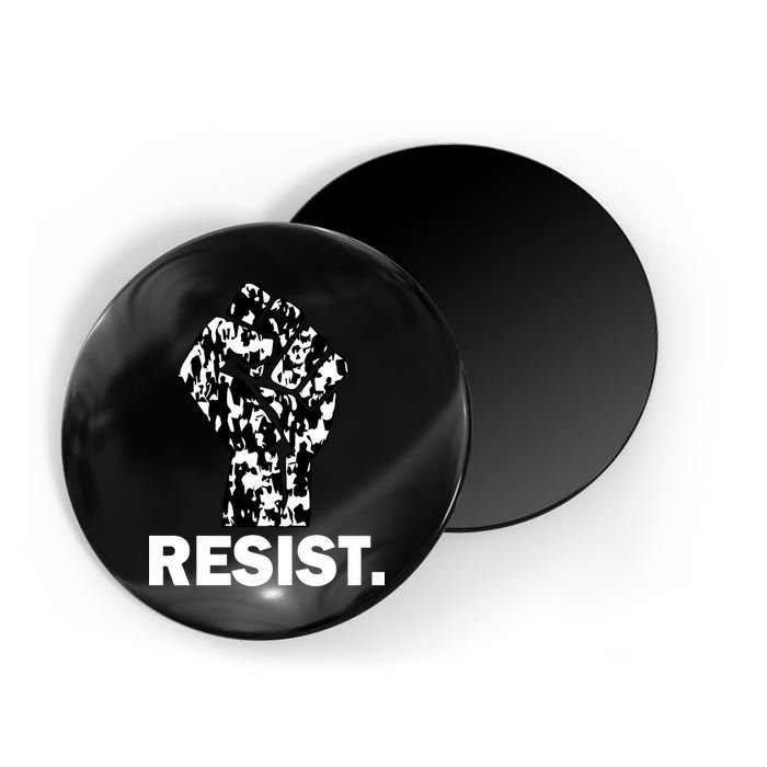 Resist Fist Pattern Hand Magnet