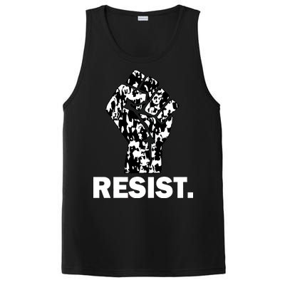 Resist Fist Pattern Hand PosiCharge Competitor Tank