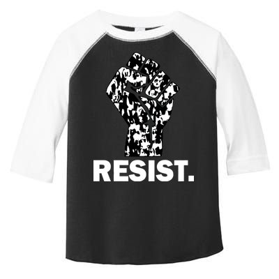 Resist Fist Pattern Hand Toddler Fine Jersey T-Shirt