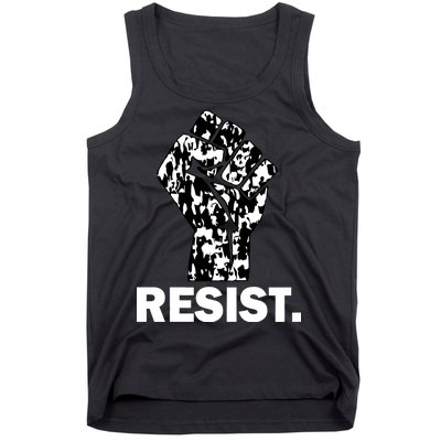 Resist Fist Pattern Hand Tank Top